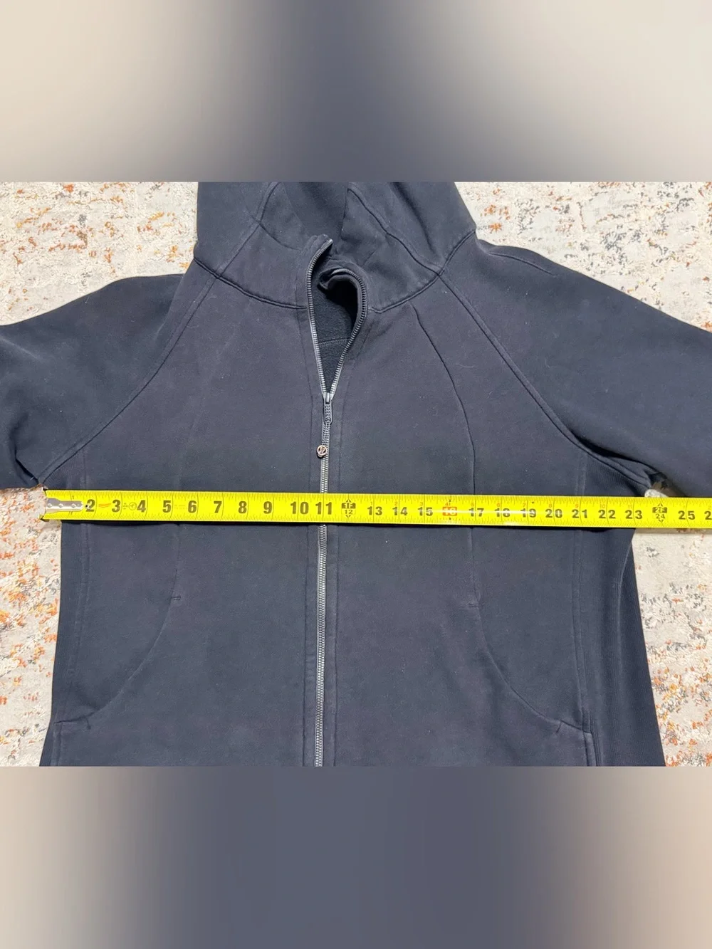Lululemon Scuba Full-Zip Hoodie size 20 black